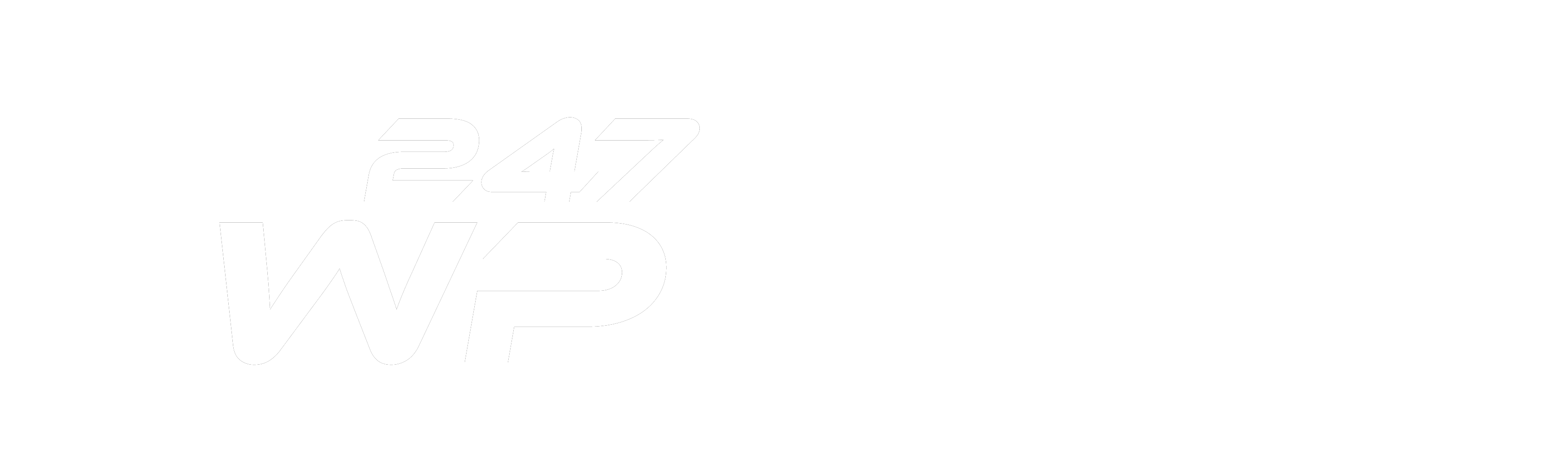 WPSpeed 247 Logo Final white